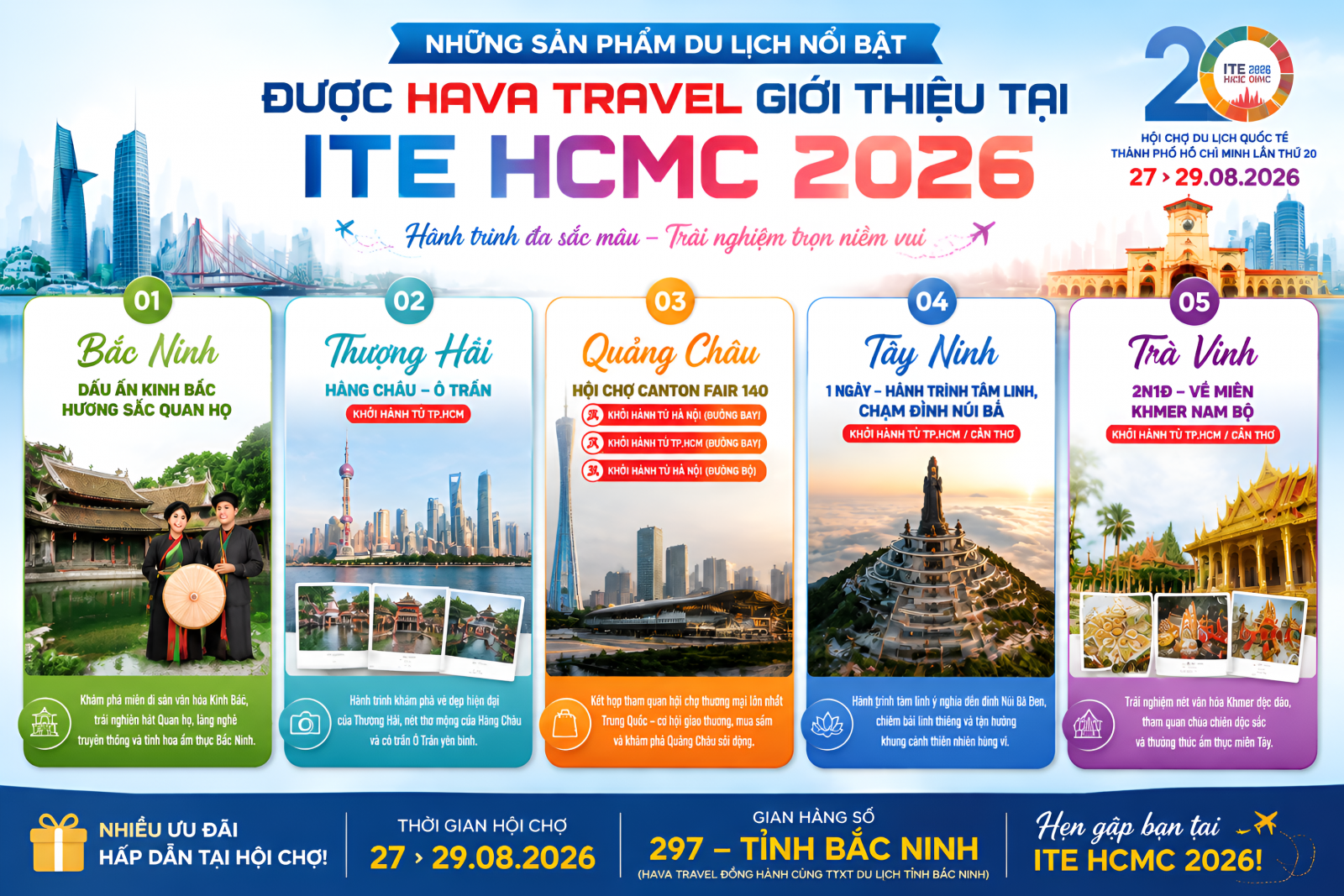 Các sản phẩm du lịch nổi bật của Hava Travel