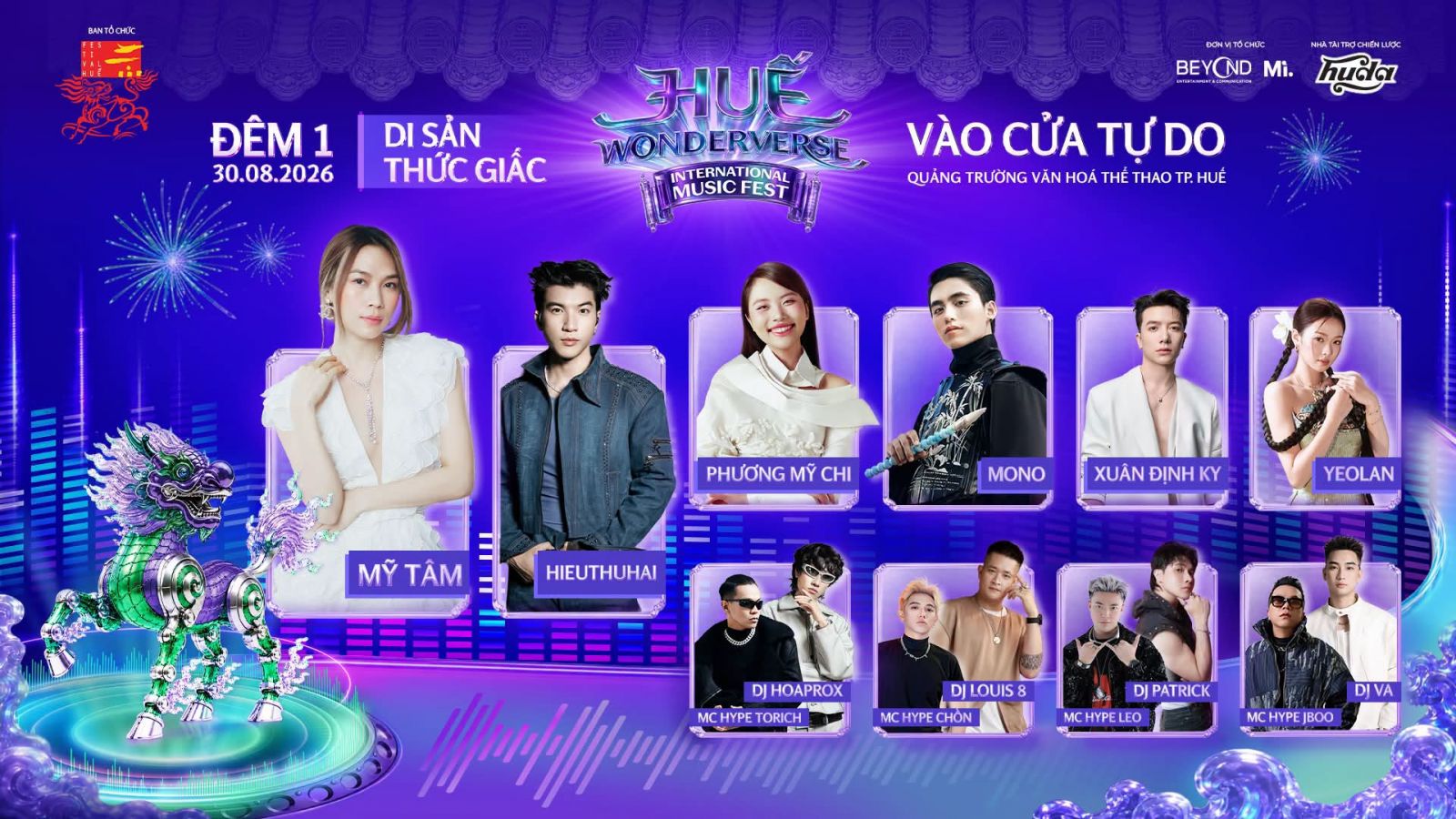 Đêm nhạc EDM quốc tế tại Huế