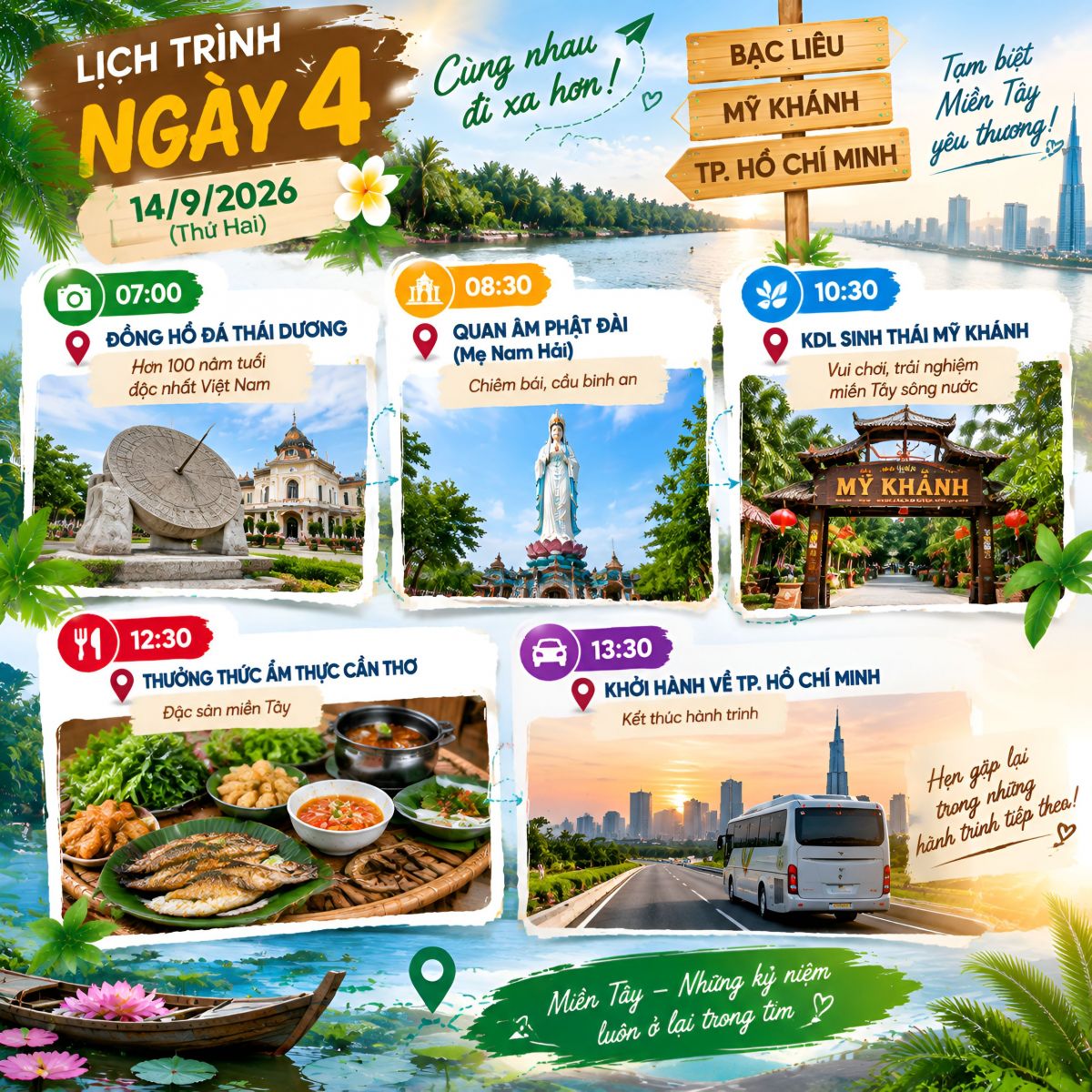 Lịch trình Ngày 4