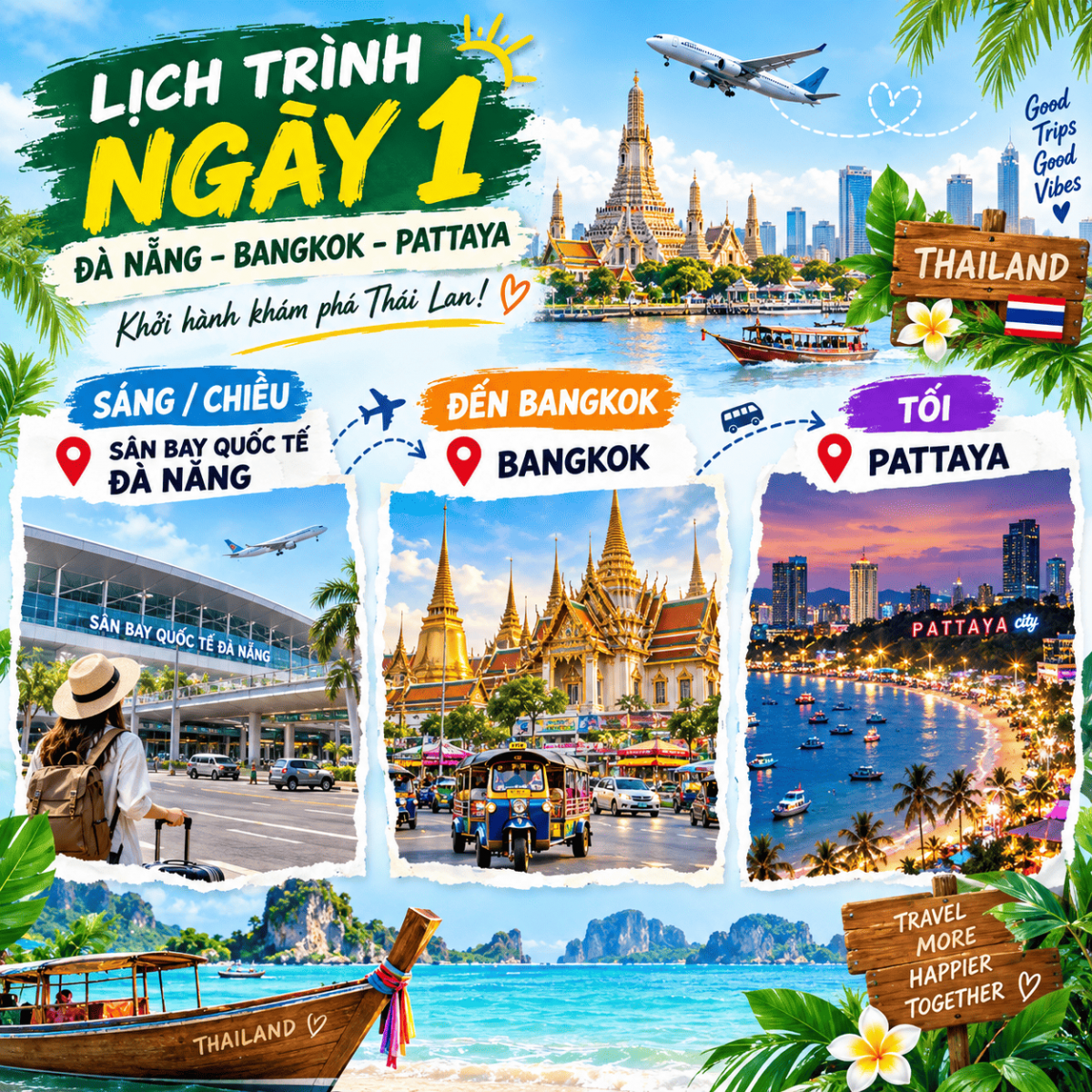 Ngày 1 Bangkok Pattaya