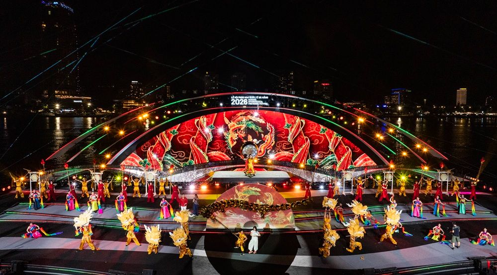 Màn bế mạc chung kết pháo hoa Đà Nẵng 2026.