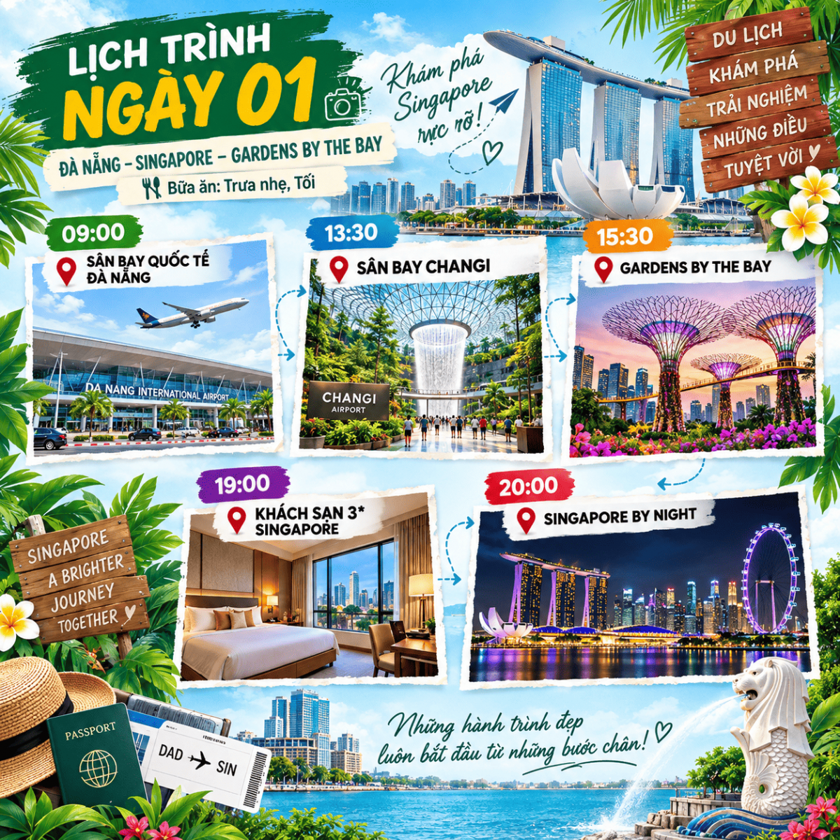 Ngày 1 Singapore